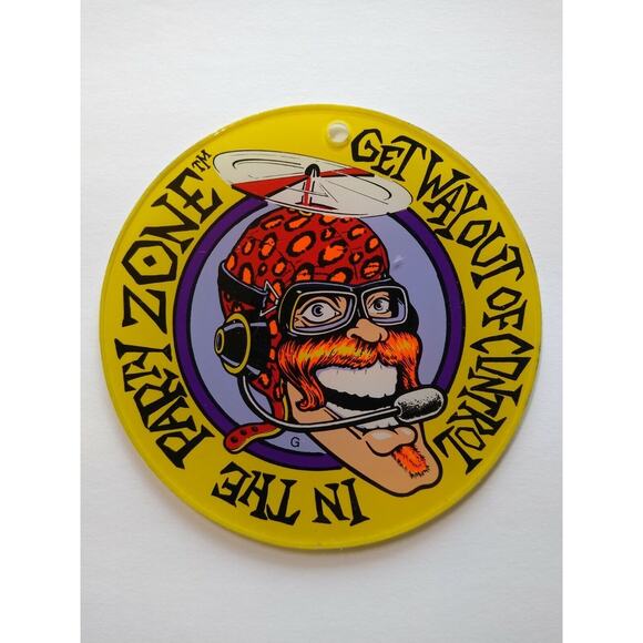 Party Zone Pinball Machine Large Keychain Original Plastic Game Promo 1991 - Picture 4 of 4
